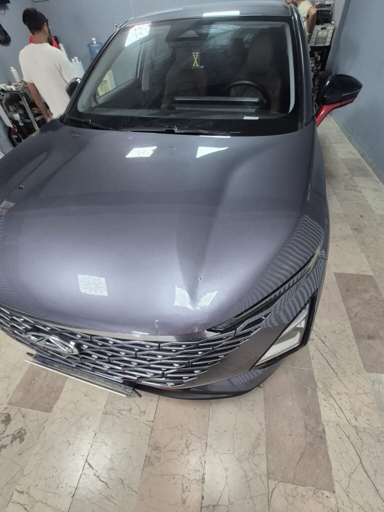 Chery Omoda 5 Boyasız Göçük Düzeltme İşlemi - Sonrası