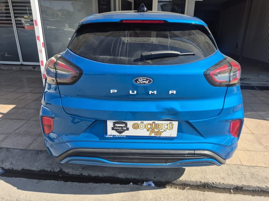 Ford Puma Boyasız Göçük Düzletme İşlemi - Öncesi